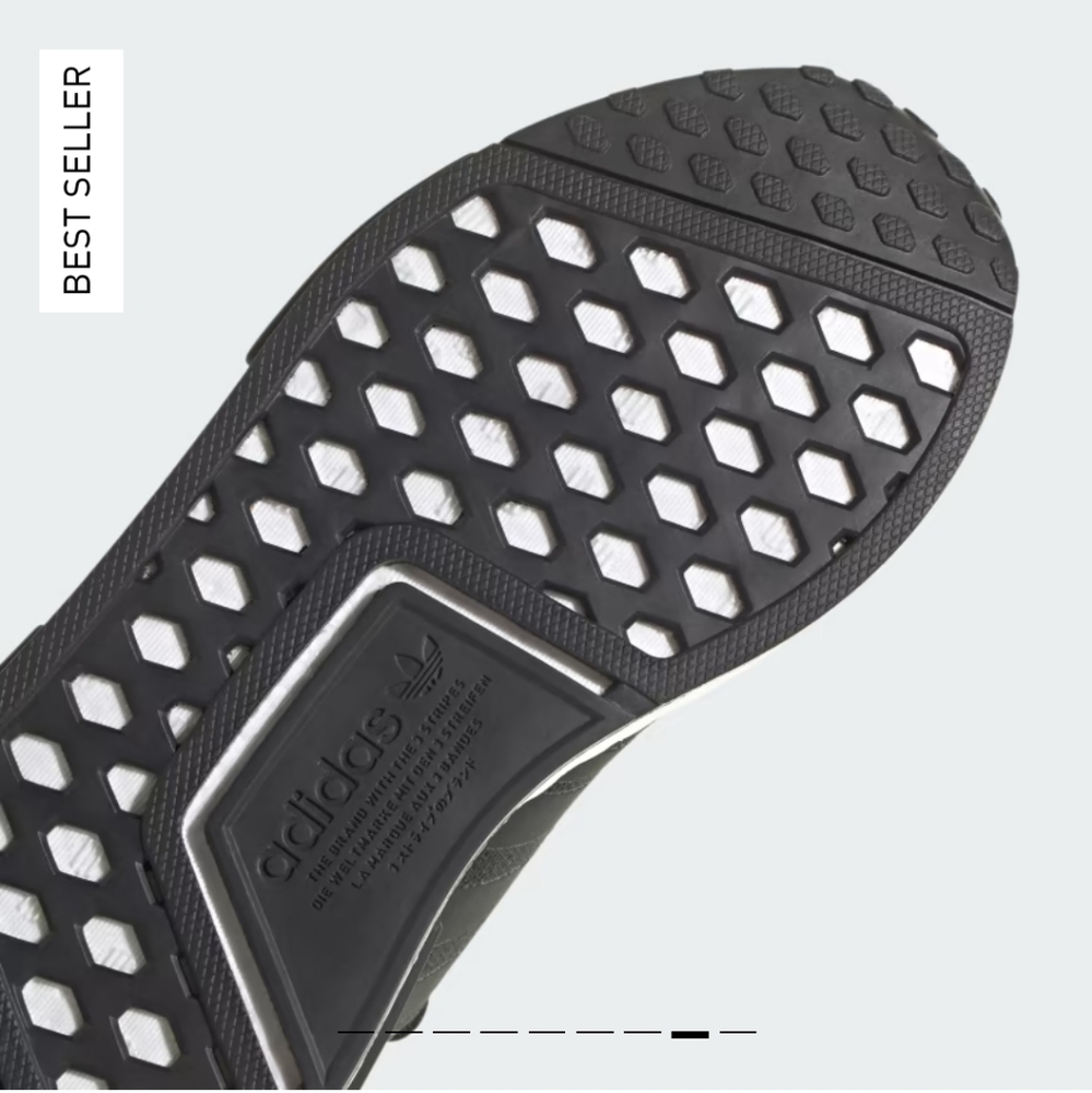 Adidas NMD_R1 black white size 7/7.5 - Picture 8 of 12